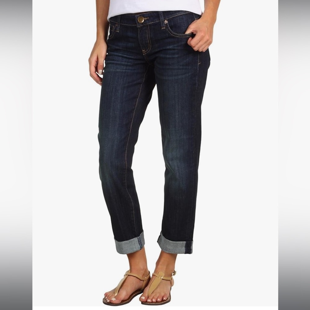 Kut from the Kloth Dark Indigo Boyfriend Jeans